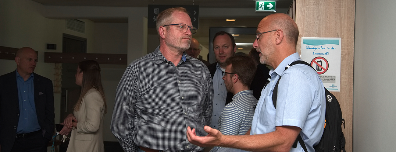 Jürgen Langmaack und Eric Voß im Gespräch Jürgen Langmaack und Eric Voß